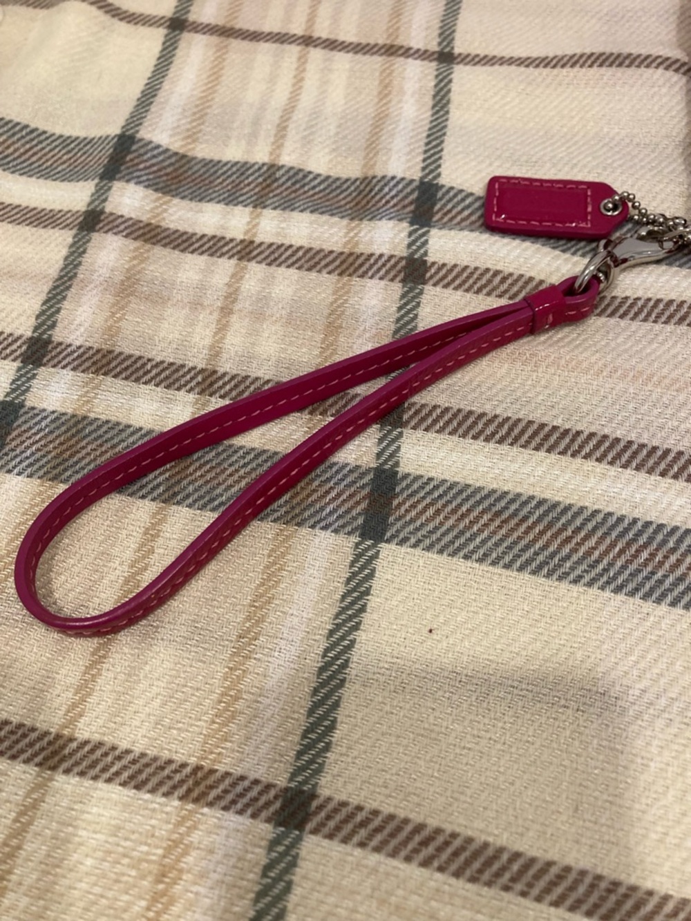 Coach Hot Pink Wristlet Signature Jacquard Wristlet Clutch - Picture 9 of 12